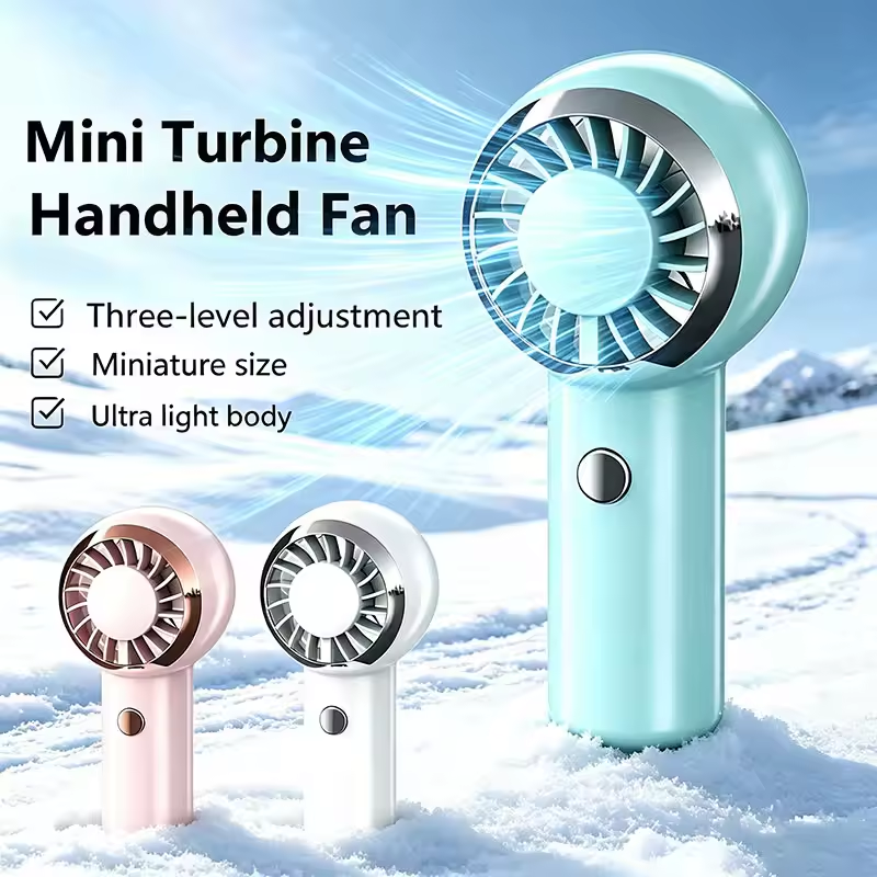 Outdoor Camping Misting Fan - 2026 New Mini Turbine Fan Portable