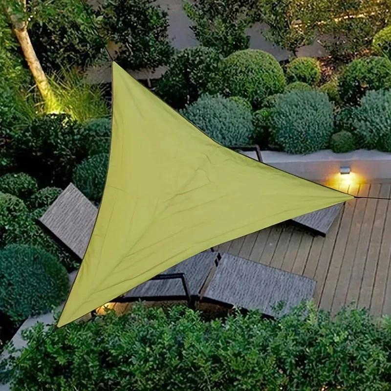 Outdoor Camping Activities - 3x3x3M Folding Waterproof Triangle Sun Shade