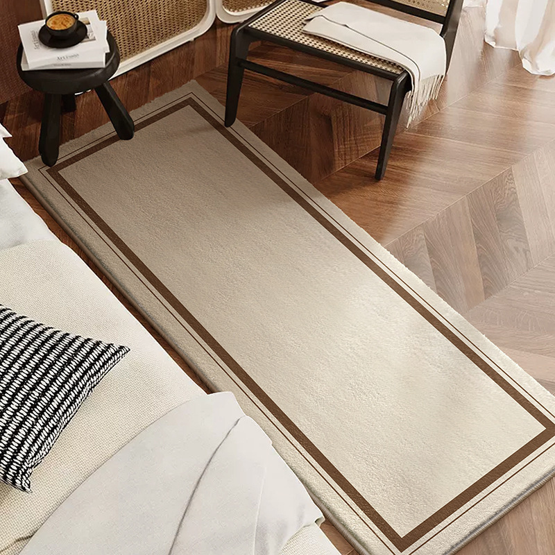 Japanese Outdoor Camping - High-End Solid Color Faux Cashmere Bedside