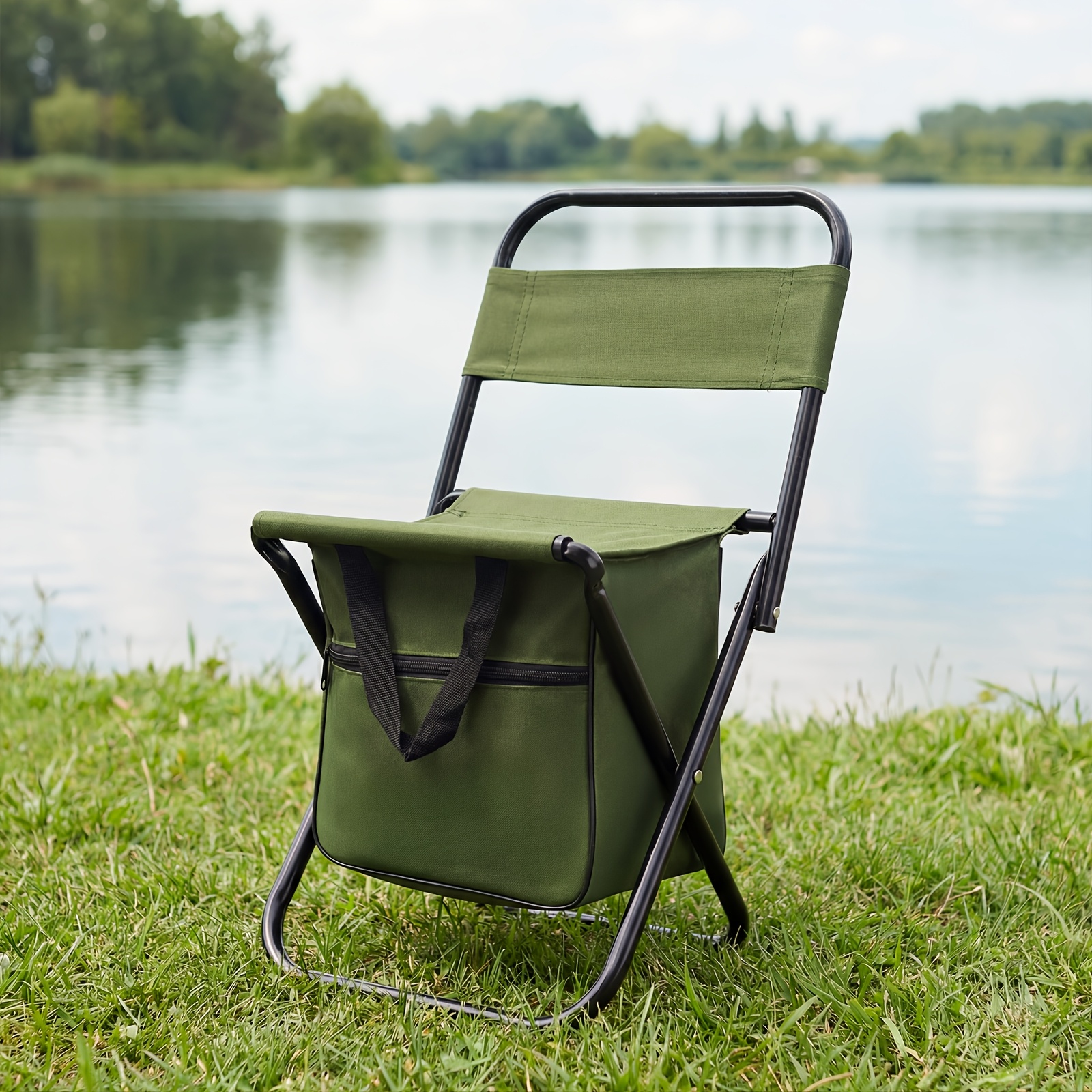 Outdoor Camping Chairs Folding - 2 in 1 Camping Chair with