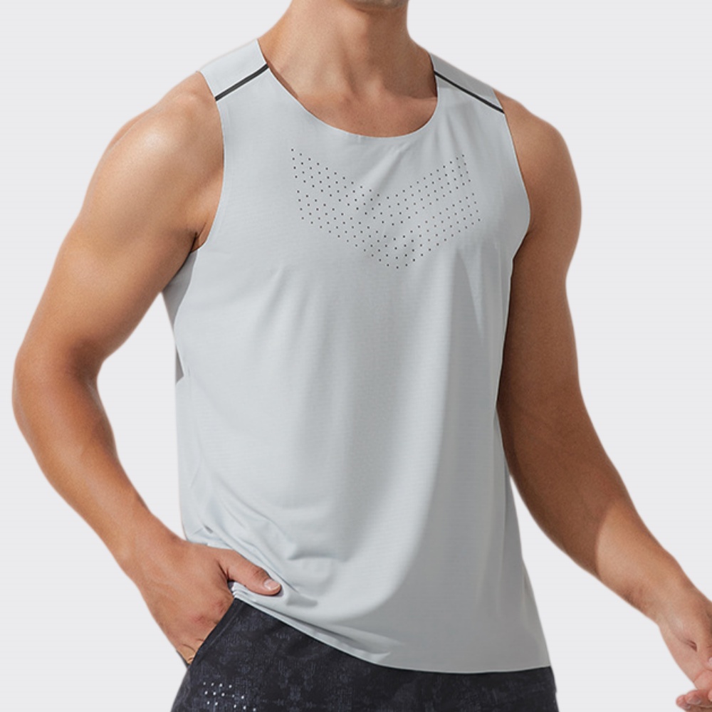 Camping Outdoor Clothing - Men Gym Vest Quick Dry Running