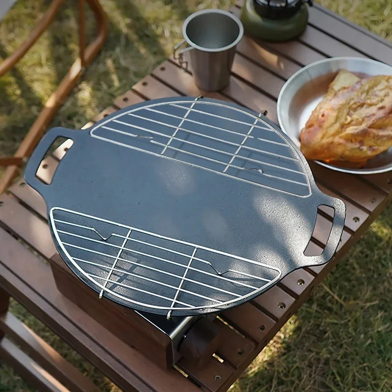 1Pcs BBQ Stainless Steel High  - Outdoor Camping Griddle recensie en prijs