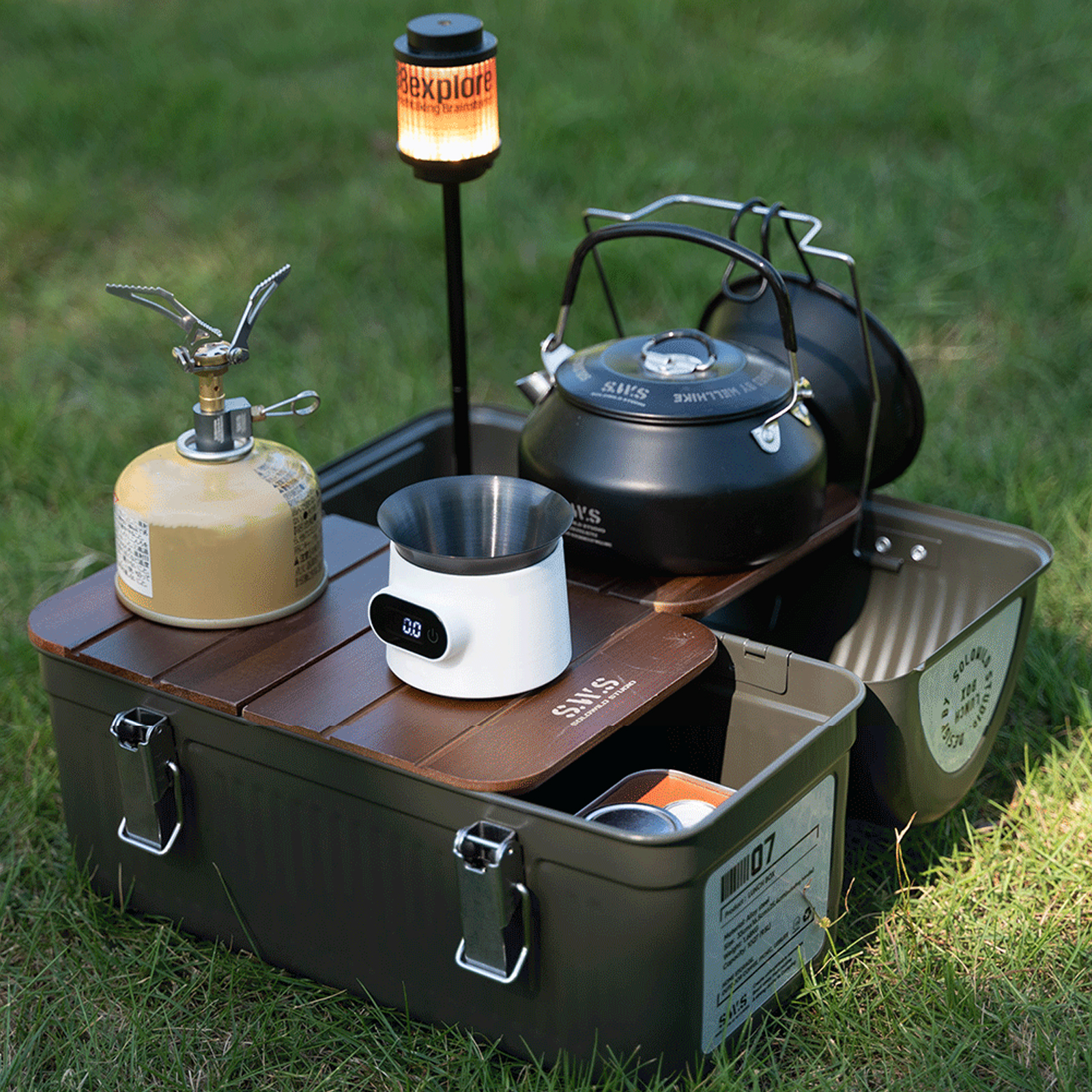 9.5L Vintage Camping Metal Lun - Outdoor Camping Store recensie en prijs