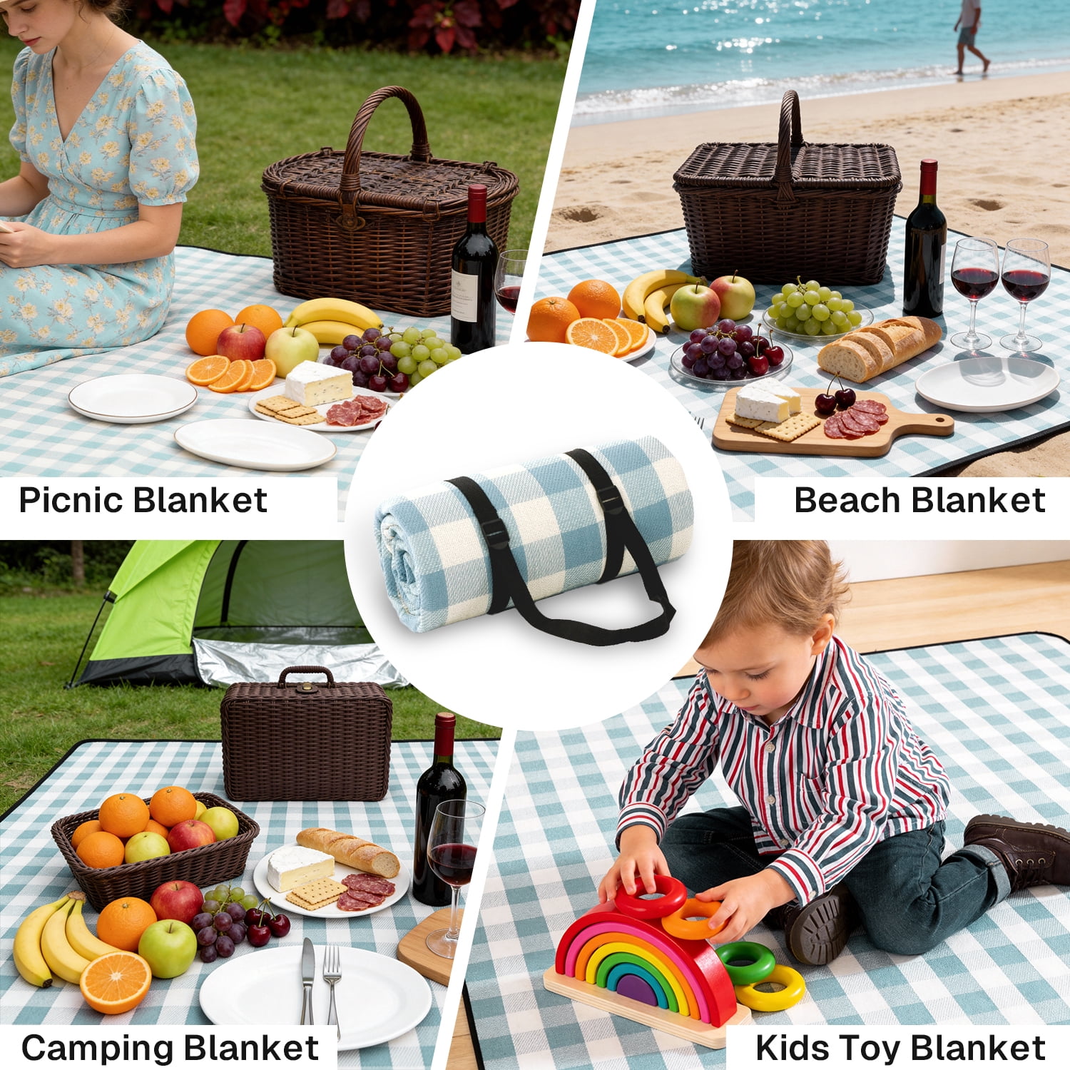 78x78 Inch Extra Large Foldabl - Outdoor Camping Mats Large recensie en prijs
