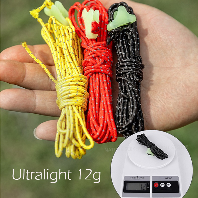 HIKEMAN 4Pcs Dyneema Guyline U - Outdoor Camping Guy recensie en prijs