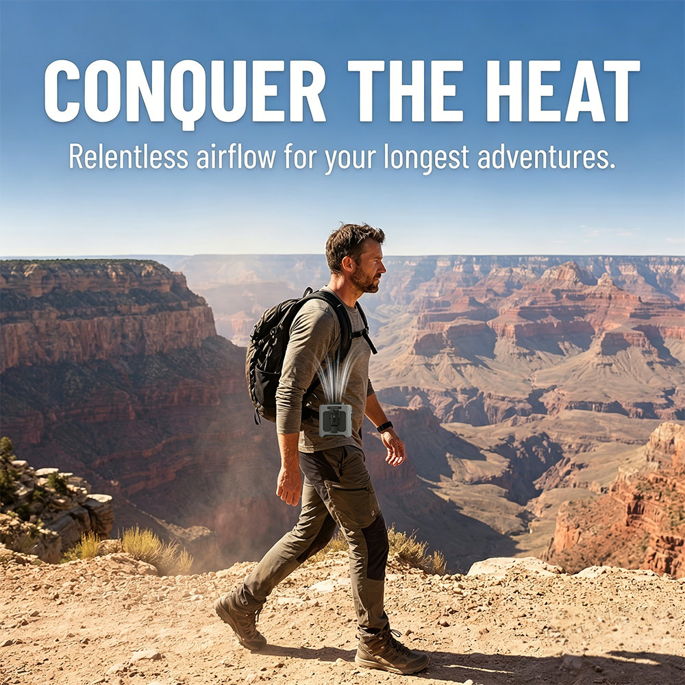 Portable Waist Fan Mini Hangin - Outdoor Camping Fan recensie en prijs