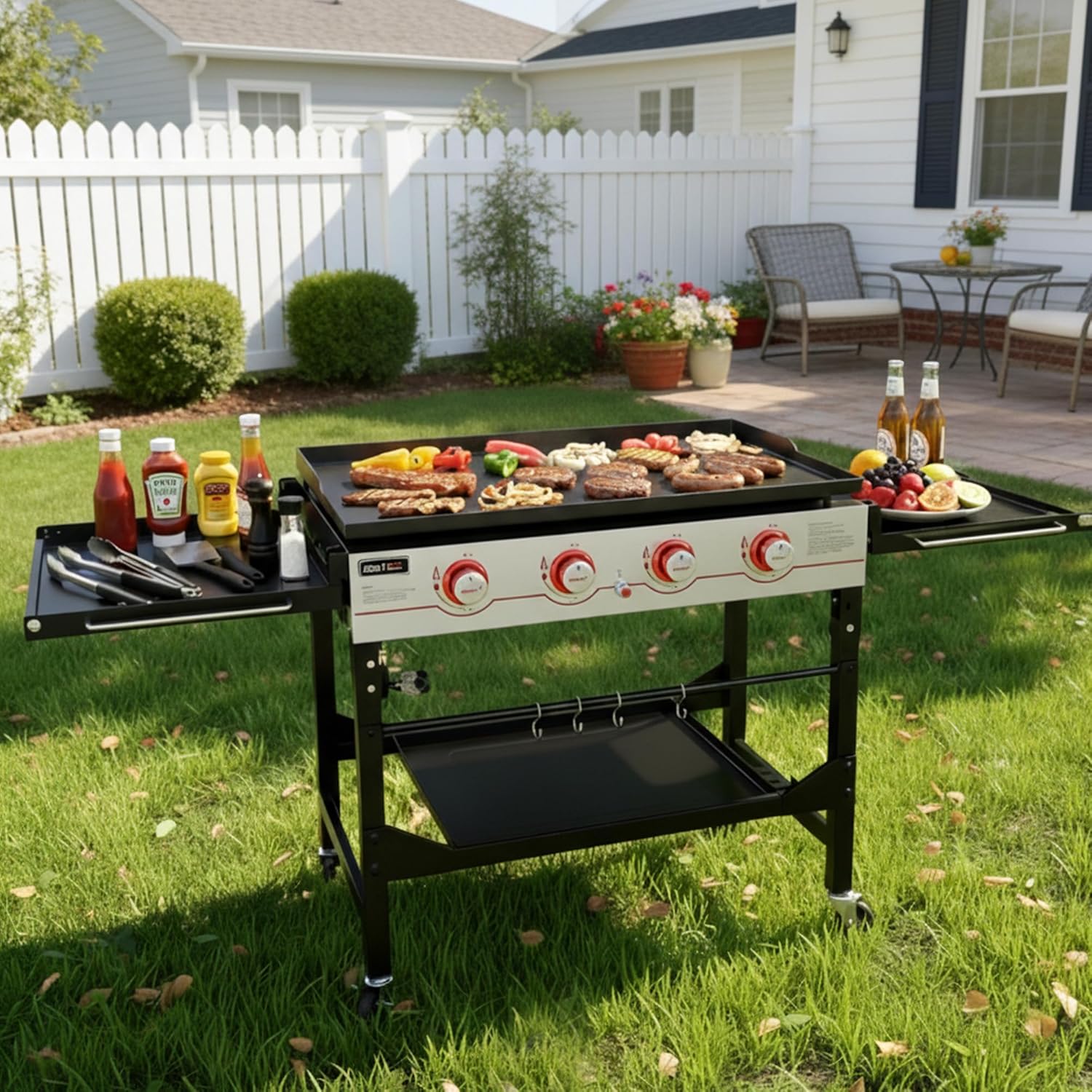 4-Burner 36in Propane Gas Grid - Outdoor Camping Griddle recensie en prijs