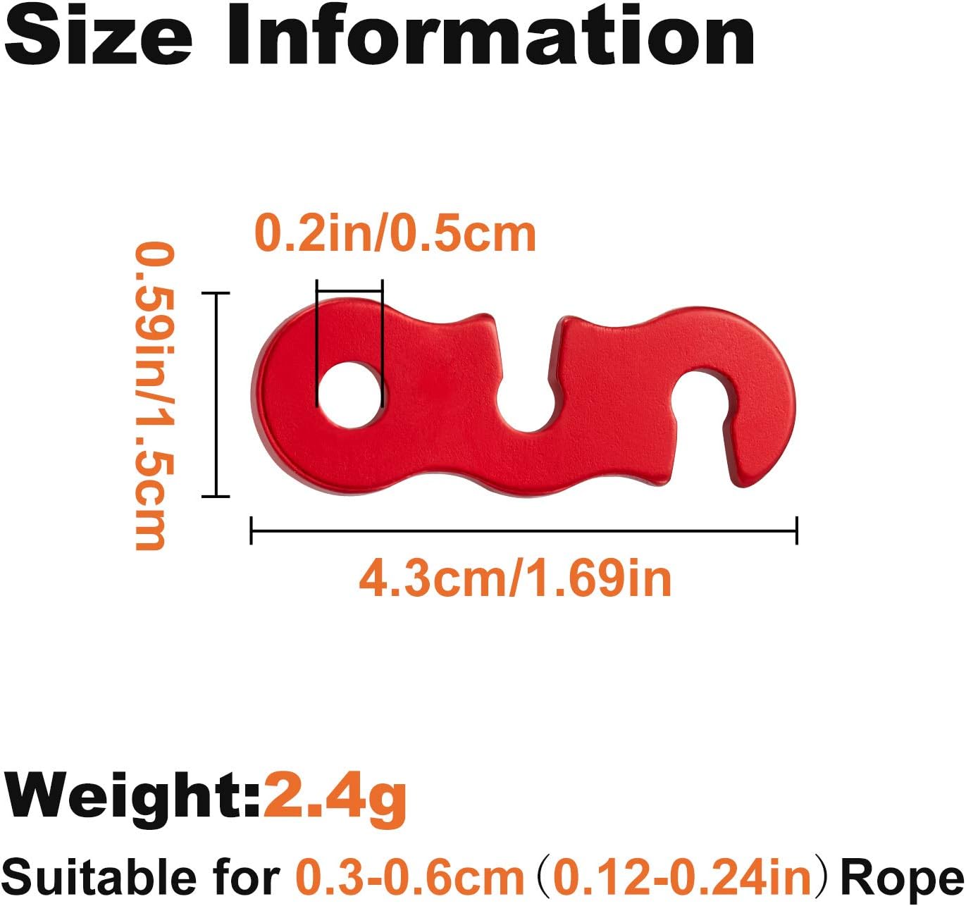 20Pcs Aluminum Alloy Tent Guyl - Outdoor Camping Guy recensie en prijs