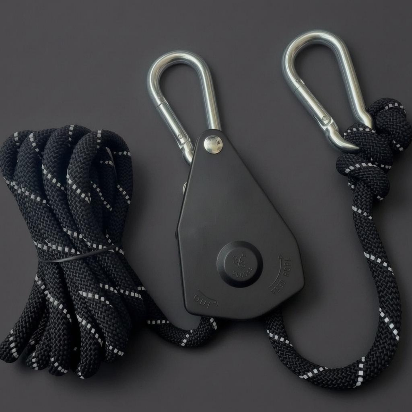 Pulley Tent Rope Carabiner Hoo - Outdoor Camping Guy recensie en prijs