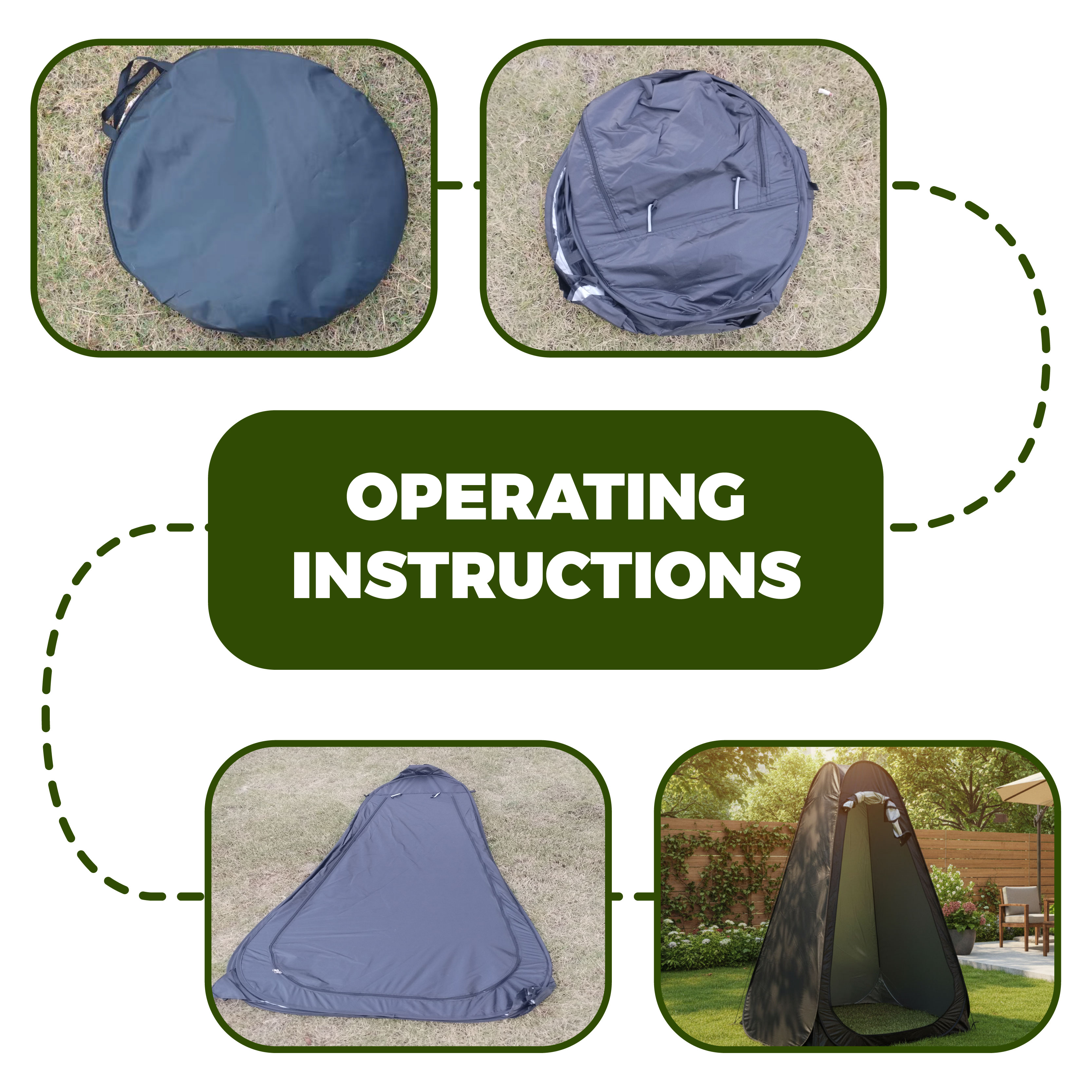 Portable Pop-Up Privacy Tent O - Outdoor Camping Toilet Tent recensie en prijs
