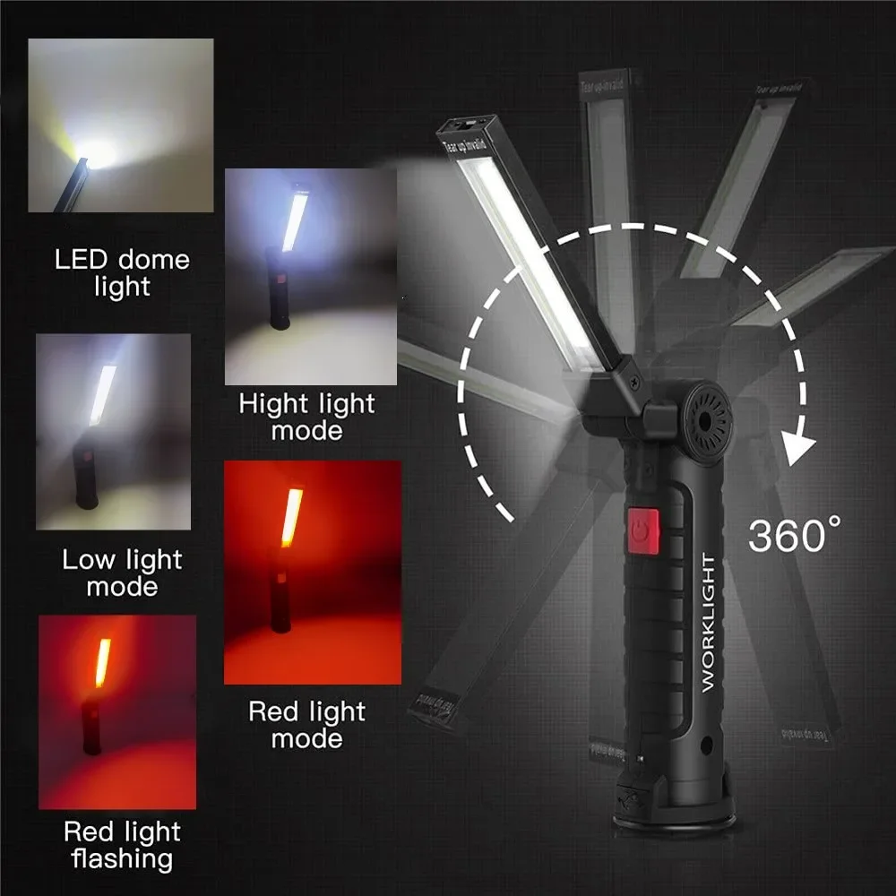 Portable COB LED Flashlight US - Outdoor Camping Adventure Lamp recensie en prijs
