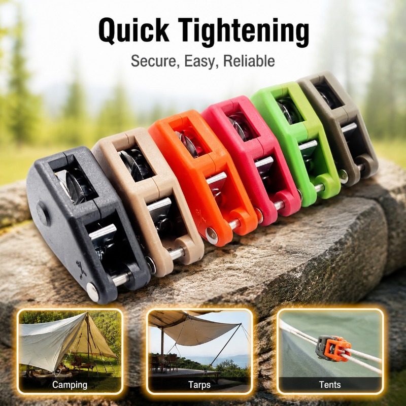 Rope Tensioner Pulley Adjuster - Outdoor Camping Guy recensie en prijs