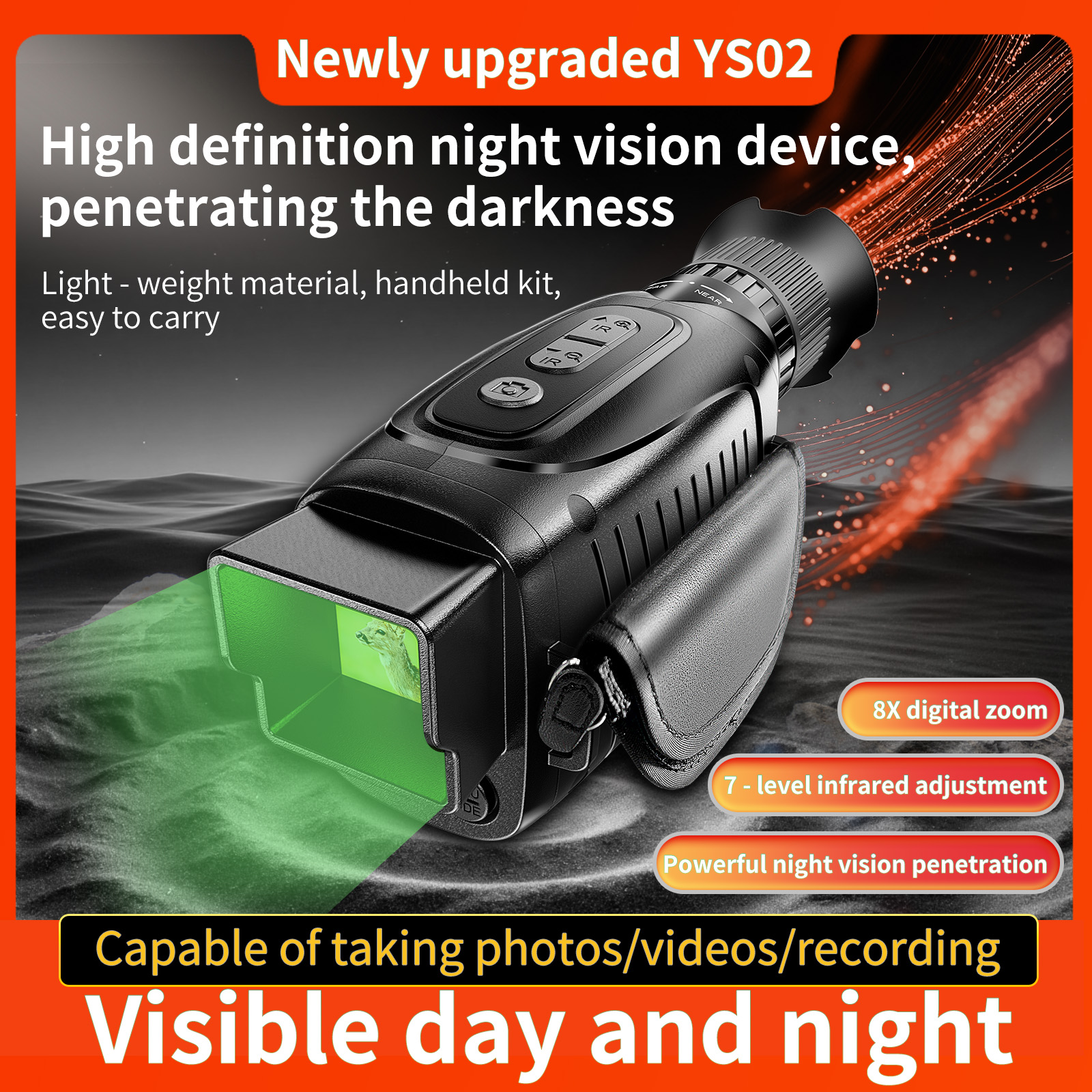 YS02 Digital HD Night Vision M - Outdoor Camping Videos recensie en prijs