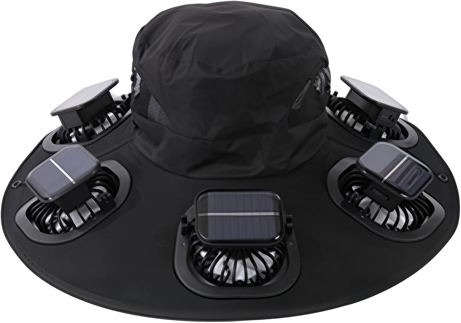 Hot 6 Fans Solar Fan Hat Breat - Outdoor Camping Fan recensie en prijs