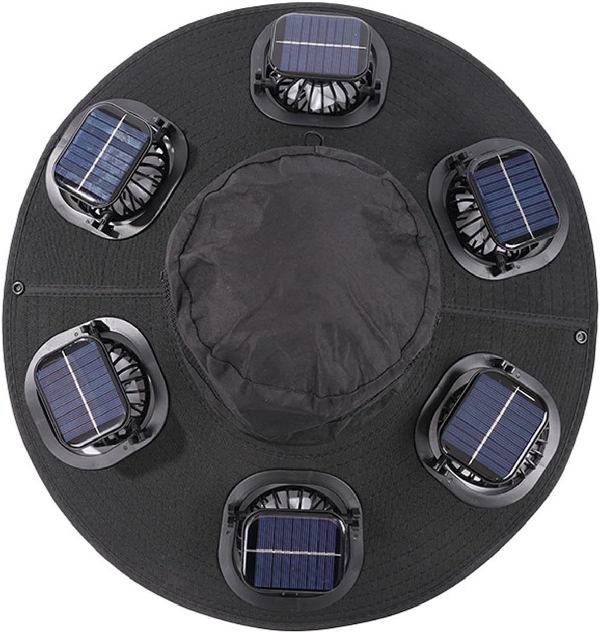 Hot 6 Fans Solar Fan Hat Breat - Outdoor Camping Fan recensie en prijs