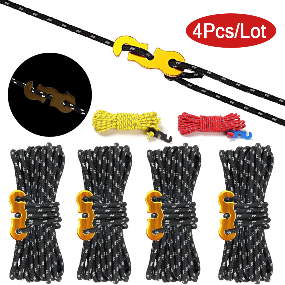 4Pcs Outdoor Guy Lines Tent Co - Outdoor Camping Guy recensie en prijs