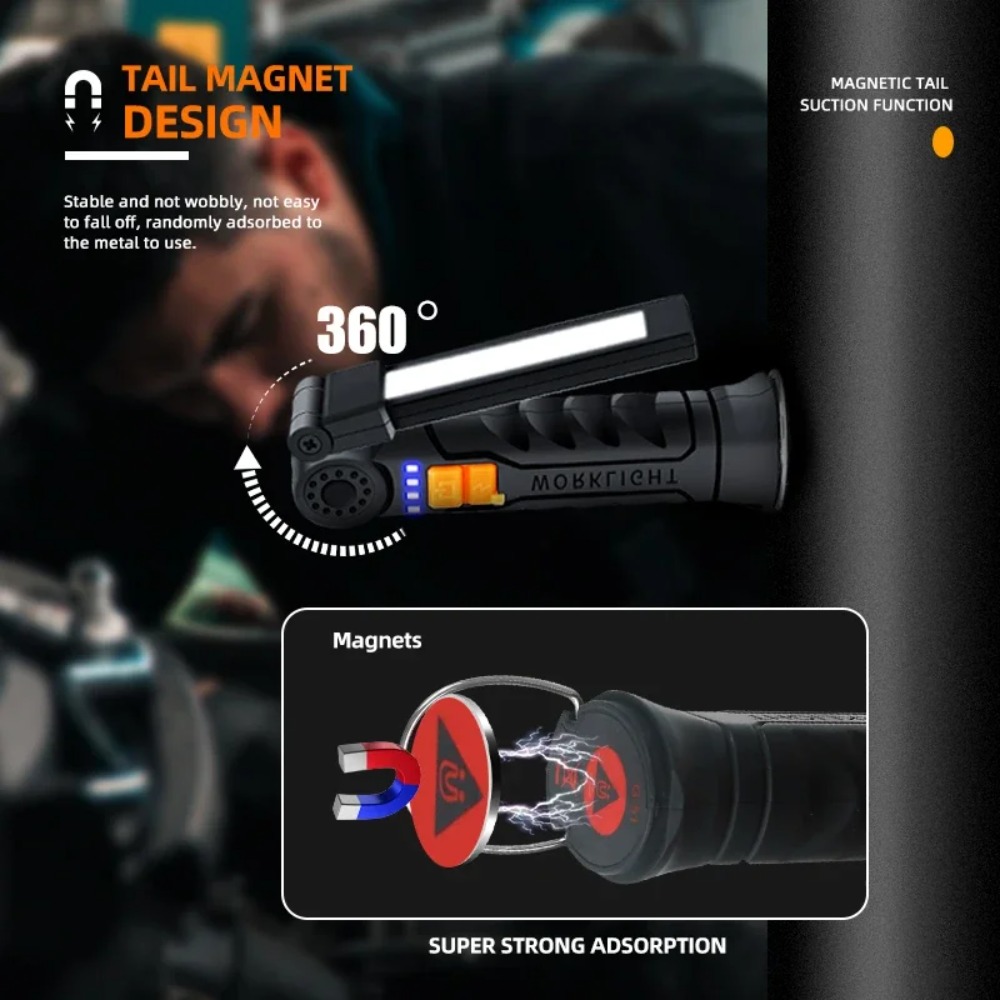 Portable COB LED Flashlight US - Outdoor Camping Adventure Lamp recensie en prijs