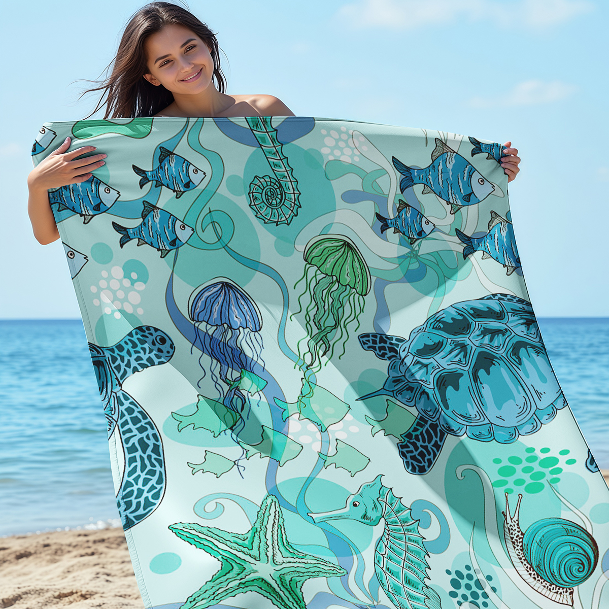 200x200cm Colorful Floral Beac - Outdoor Camping Mats Large recensie en prijs
