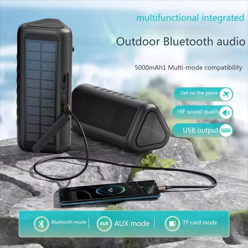 HiFi Portable Solar Powered Bl - Outdoor Camping Videos recensie en prijs