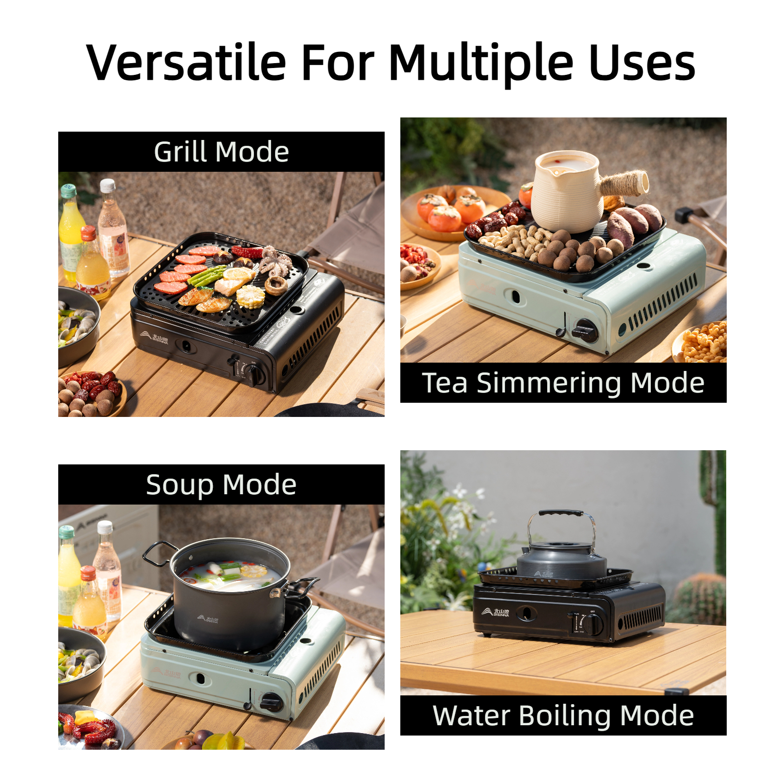 BISINNA Camping Gas Stove Port - Outdoor Camping Griddle recensie en prijs