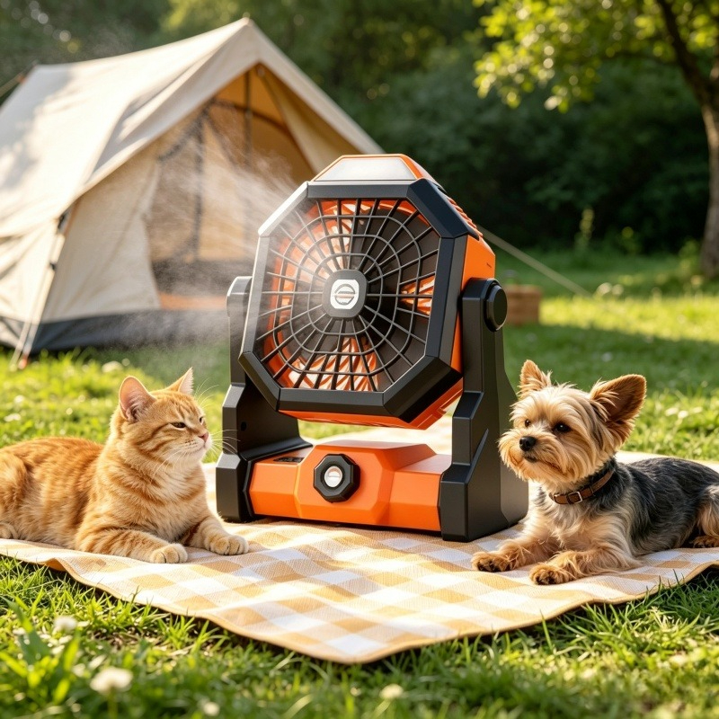7800mAh Portable Rechargeable  - Outdoor Camping Fan recensie en prijs