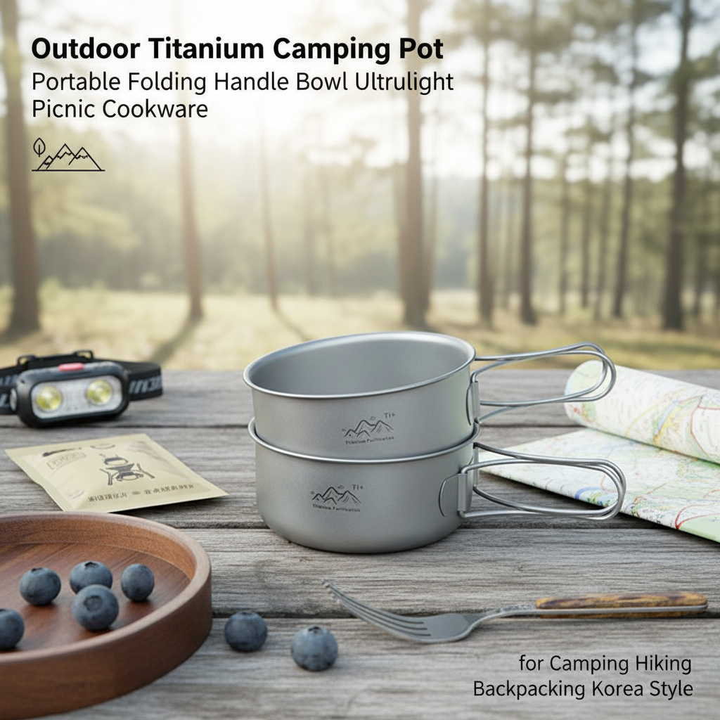 Outdoor Titanium Camping Pot P - Outdoor Camping Korea recensie en prijs