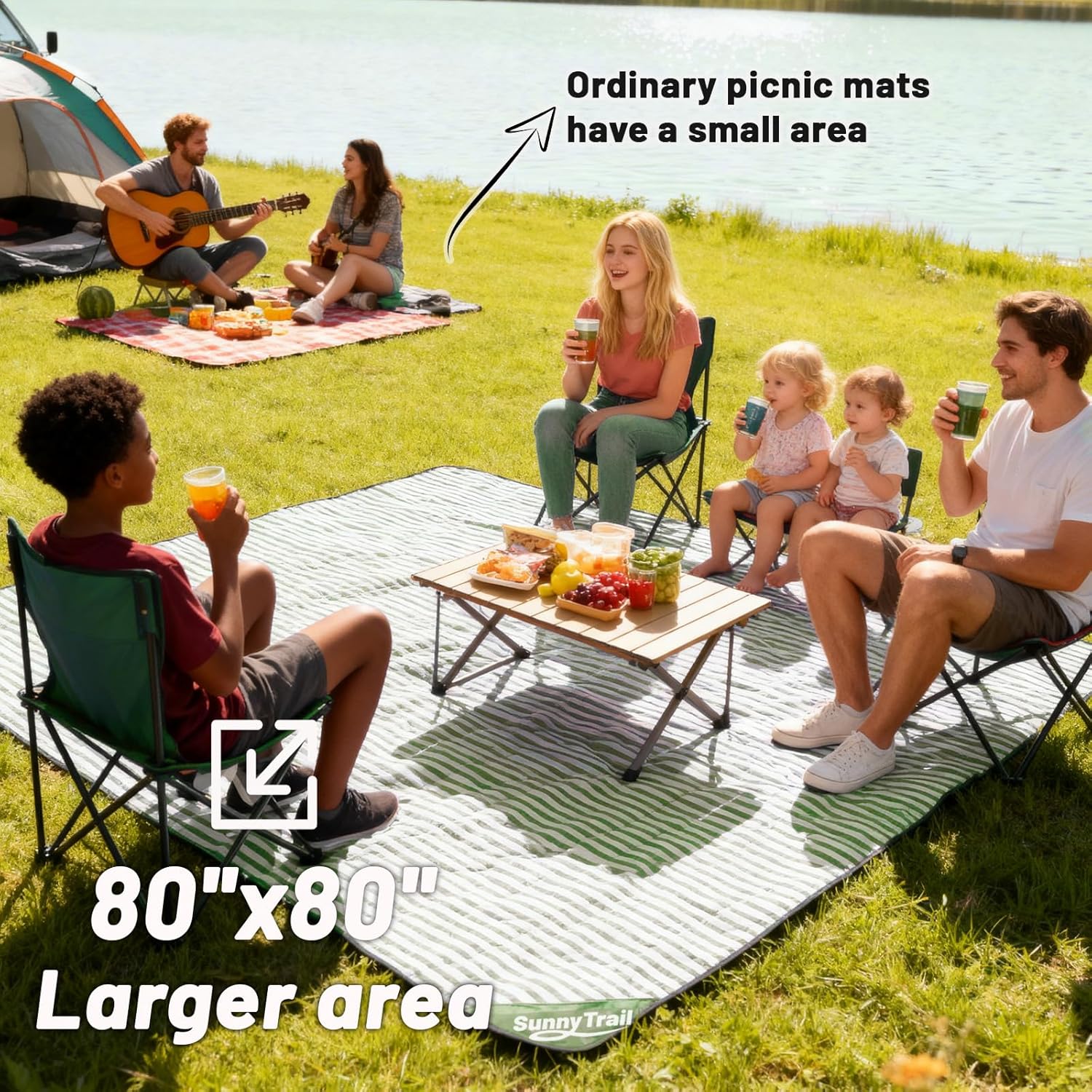 Extra Large Waterproof Picnic  - Outdoor Camping Mats Large recensie en prijs