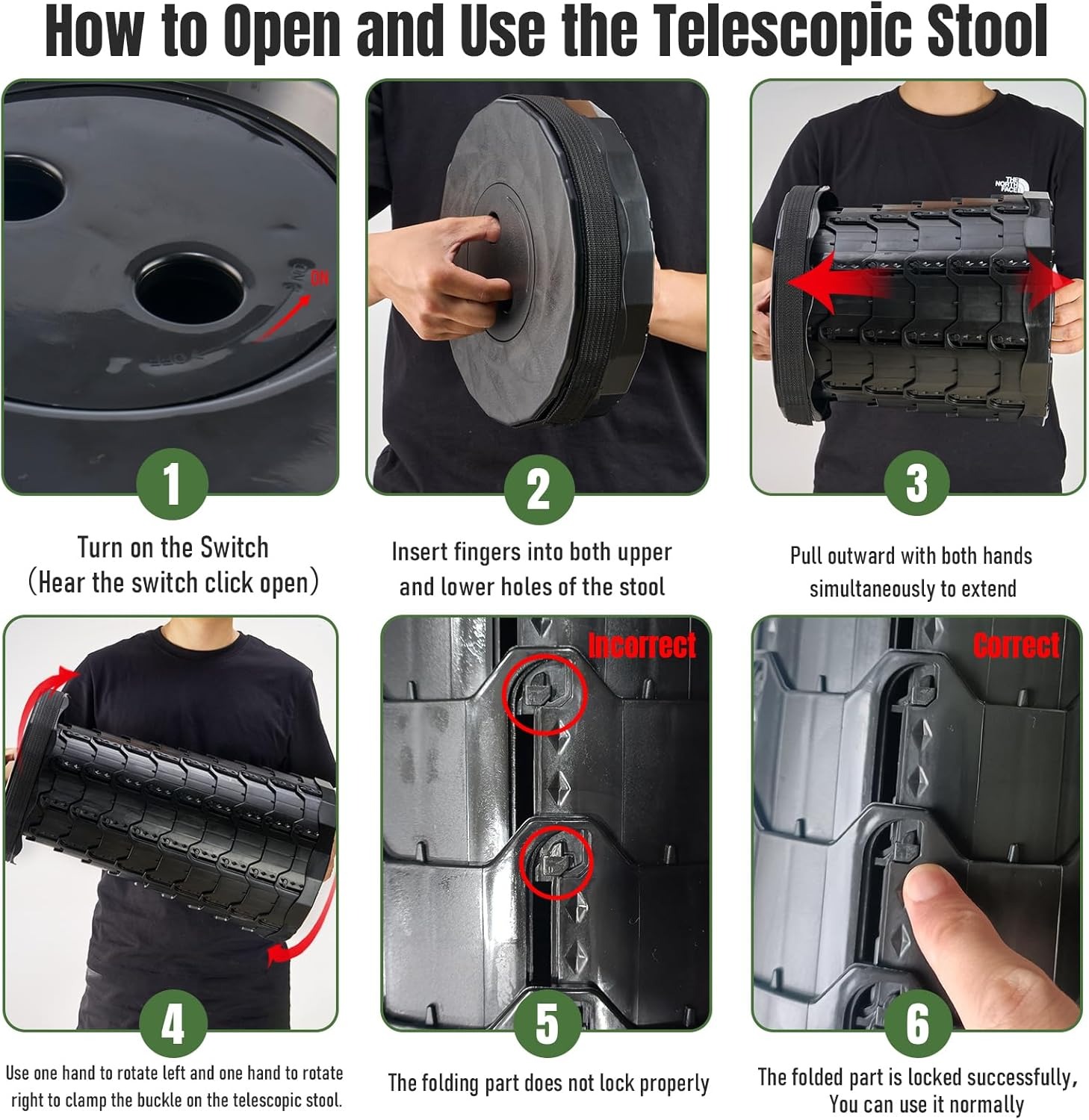 Foldable stool with thick padd - Outdoor Camping Activities recensie en prijs