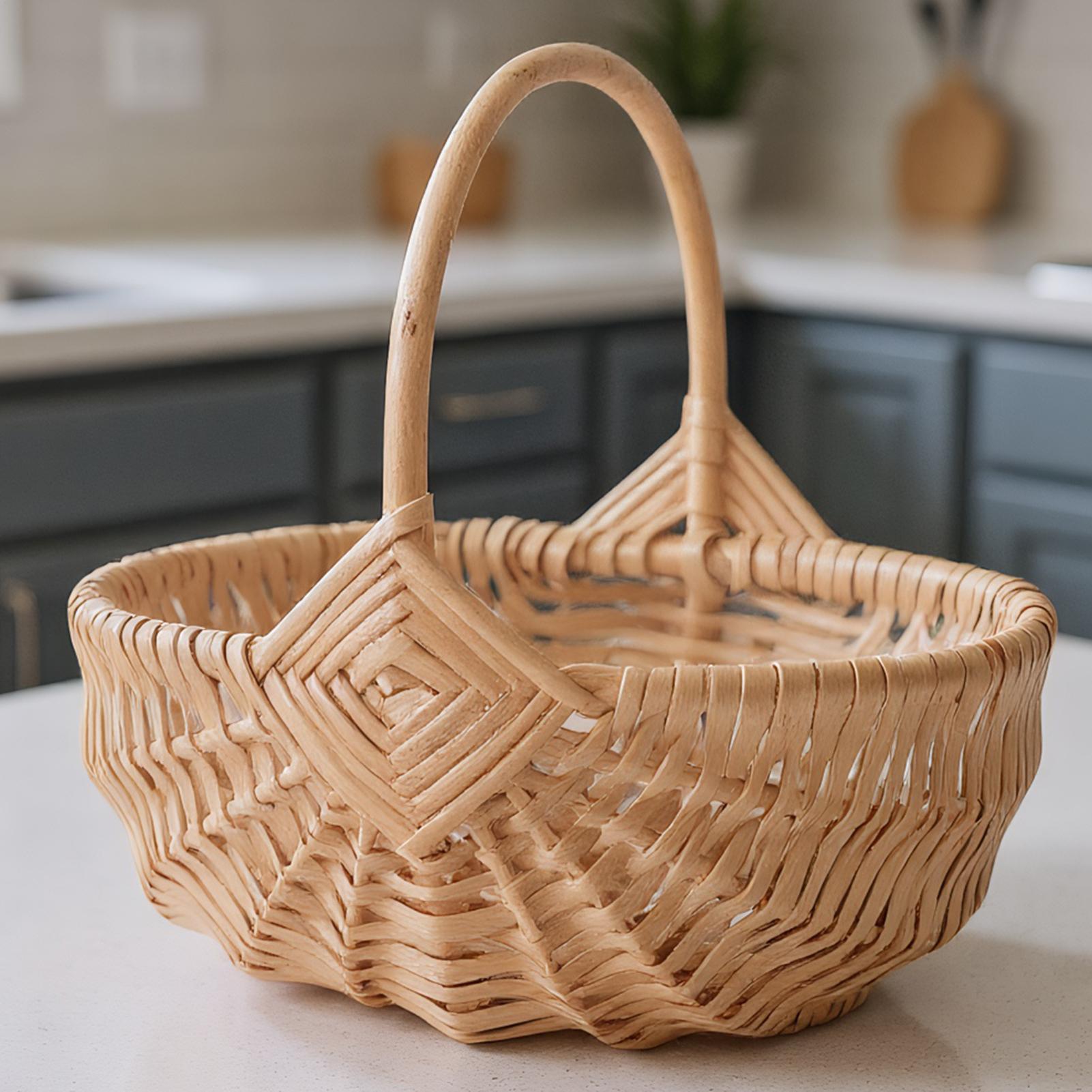 Woven Wicker Picnic Basket Wit - Outdoor Camping Activities recensie en prijs