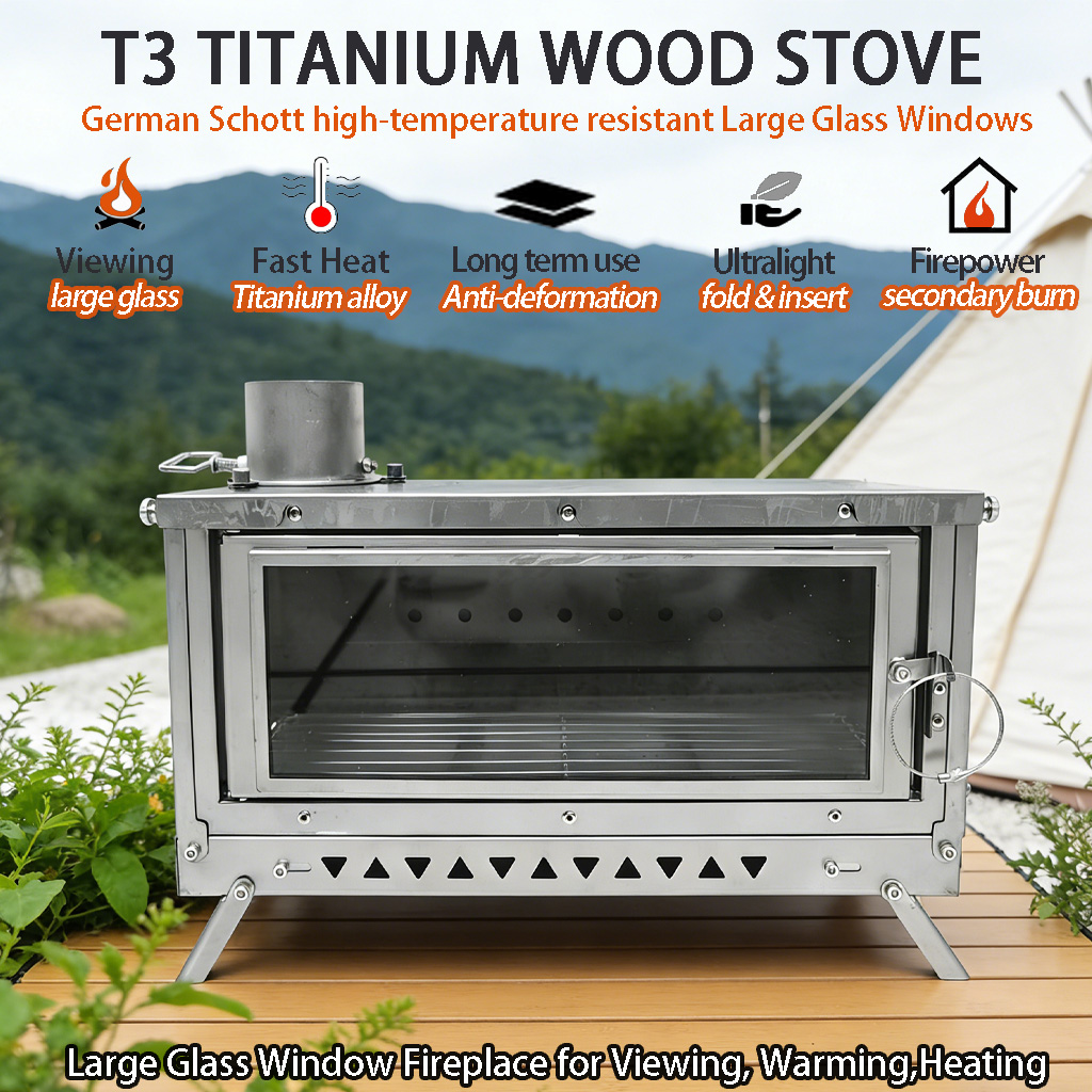 DANCHEL OUTDOOR T3 Titanium Al - Outdoor Camping Heater For Tent recensie en prijs