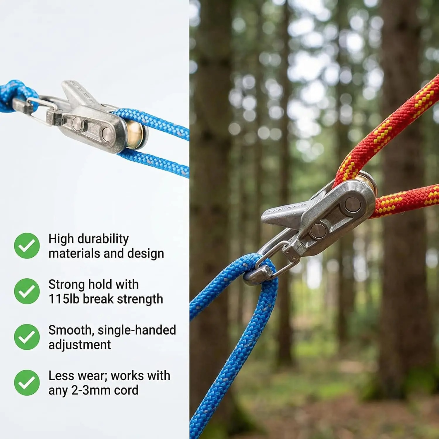 6Pcs Paracord Rope Tensioner K - Outdoor Camping Guy recensie en prijs