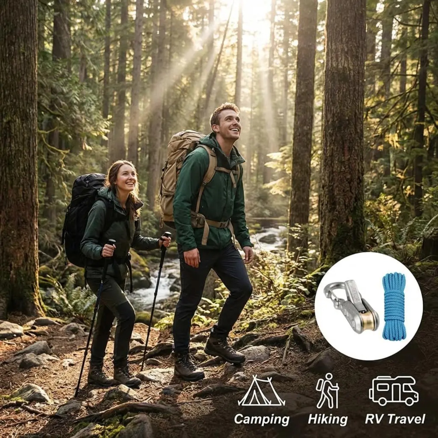 6Pcs Paracord Rope Tensioner K - Outdoor Camping Guy recensie en prijs