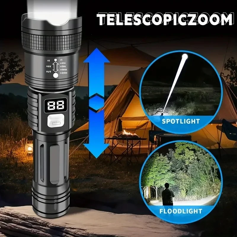 100000LM Super Bright Led Flas - Outdoor Camping Adventure Lamp recensie en prijs