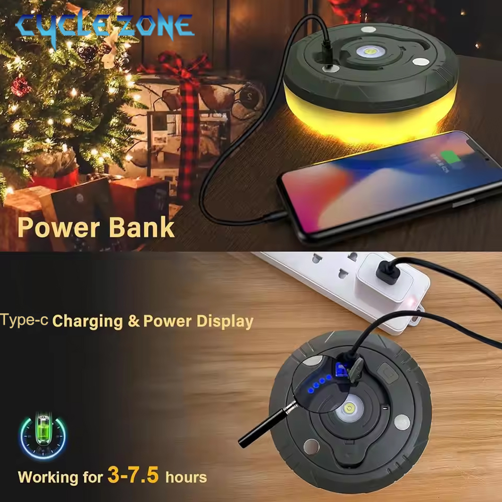 LED Camping Lamp with Reel Str - Outdoor Camping Zone recensie en prijs