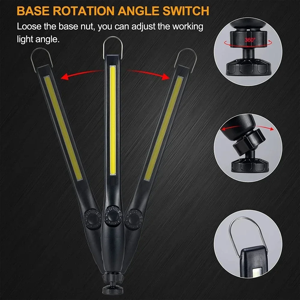 Portable COB LED Work Light US - Outdoor Camping Adventure Lamp recensie en prijs