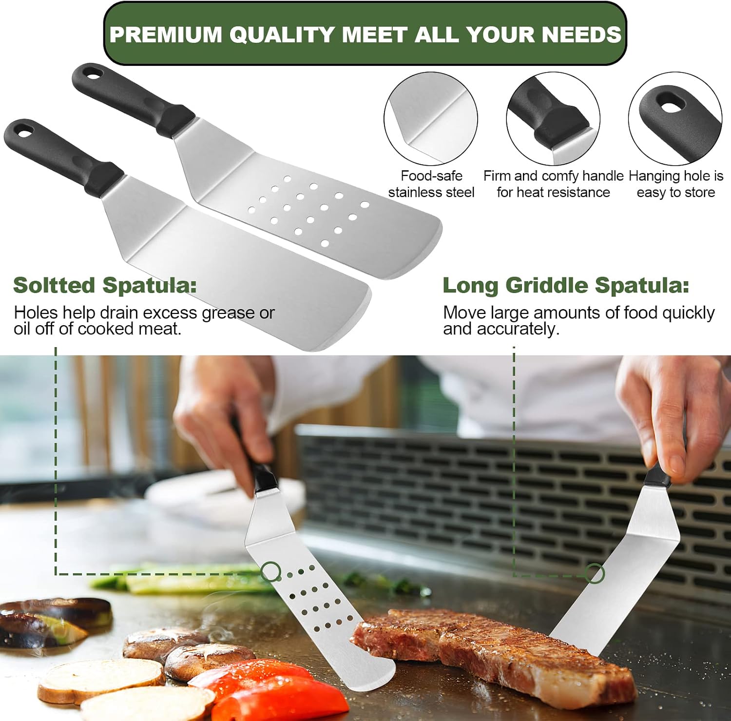 18PCS Griddle Accessories Kit  - Outdoor Camping Griddle recensie en prijs
