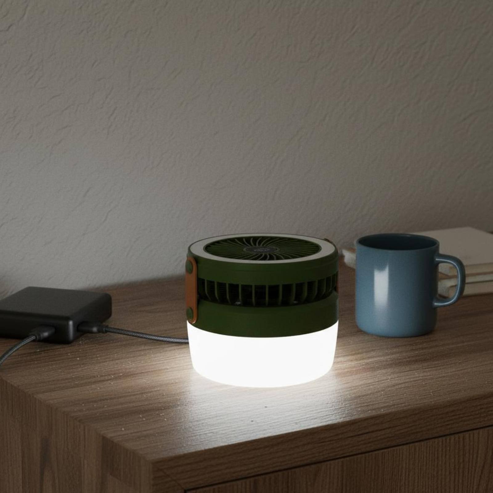 Solar Camping Fan Lantern Fold - Outdoor Camping Fan recensie en prijs