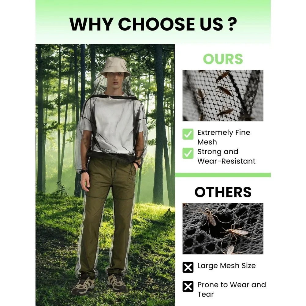 Outdoor Mosquito Protection Su - Camping Outdoor Clothing recensie en prijs