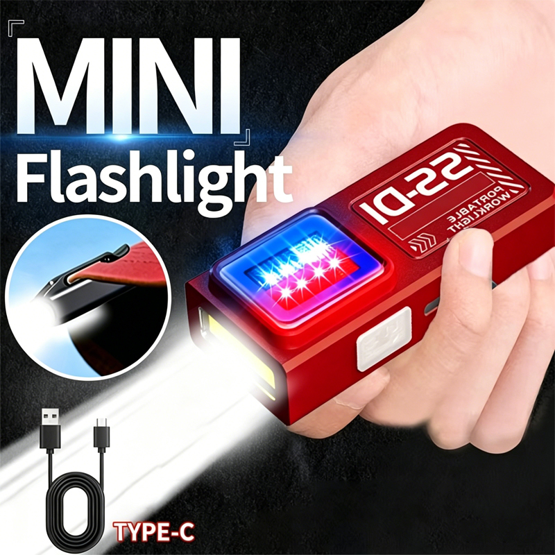 1/2PCS Mini COB LED Flashlight - Outdoor Camping Adventure Lamp recensie en prijs