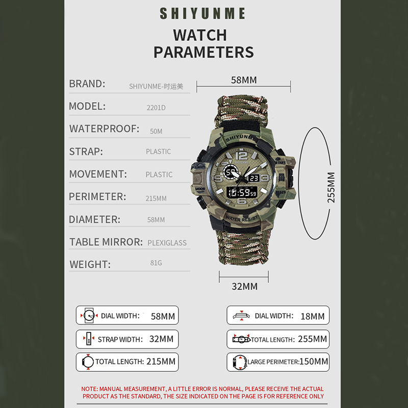 SHIYUNME G Style Military Spor - Outdoor Camping Zone recensie en prijs