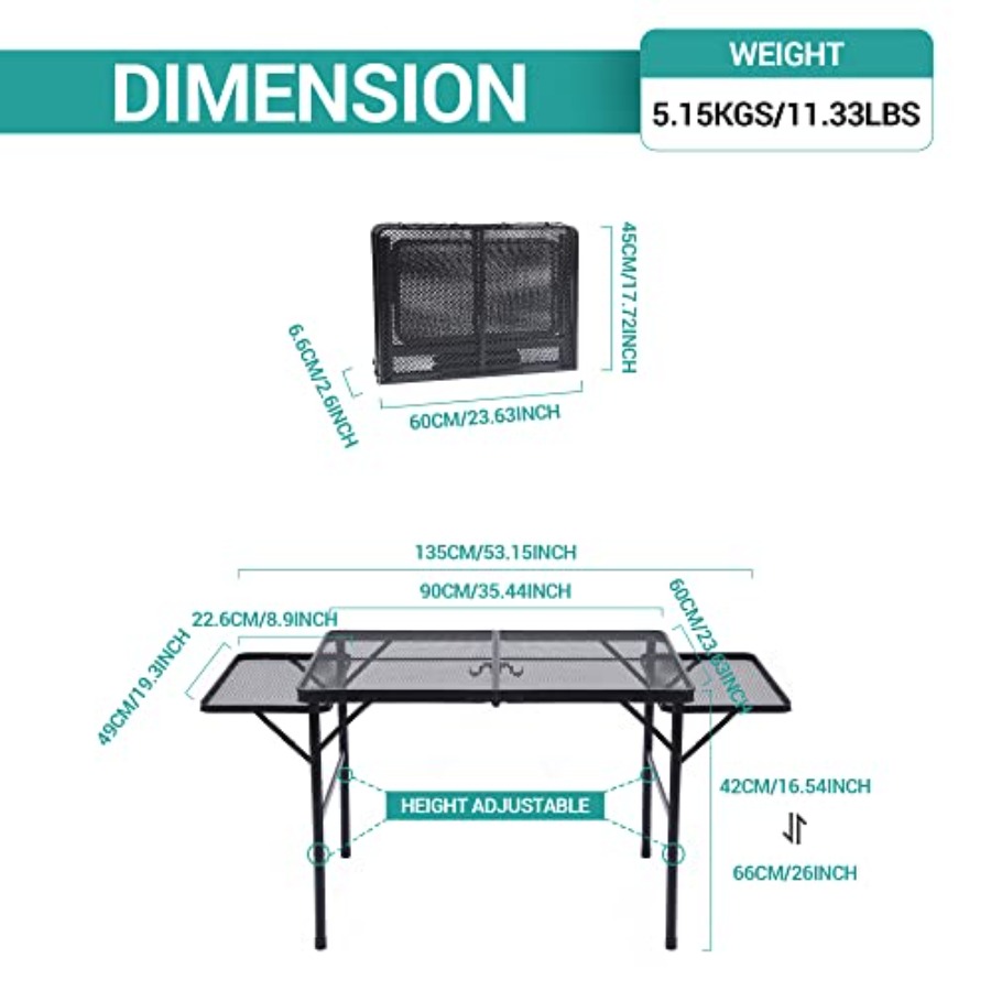 Folding Grill Table, Camping T - Outdoor Camping Grill recensie en prijs
