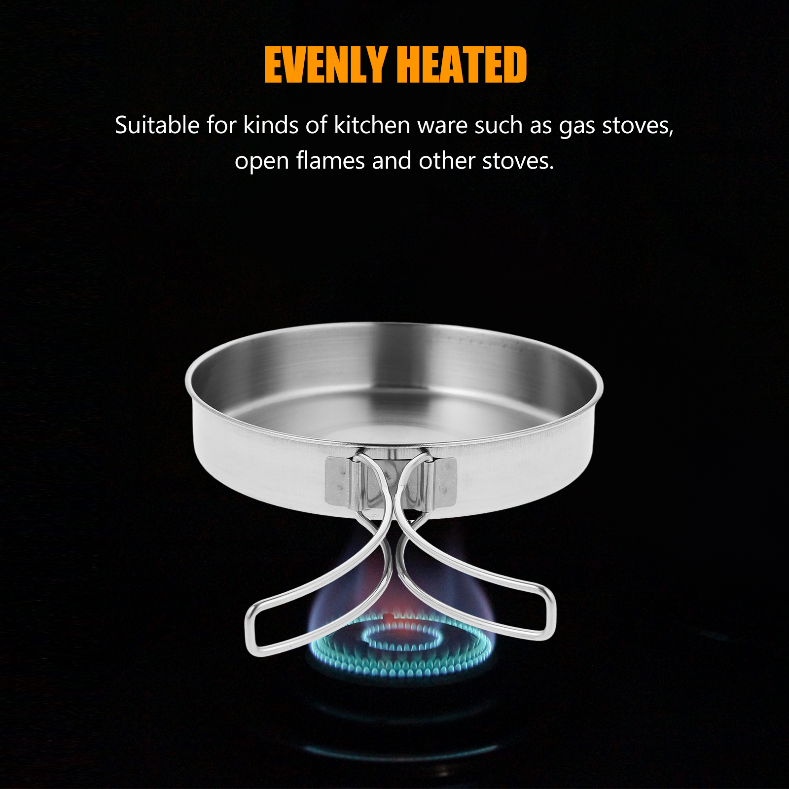 Portable Frying Pan Stainless  - Outdoor Camping Griddle recensie en prijs