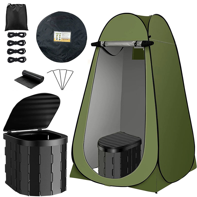 ‌Portable Pop-Up Toilet Tent P - Outdoor Camping Toilet Tent recensie en prijs
