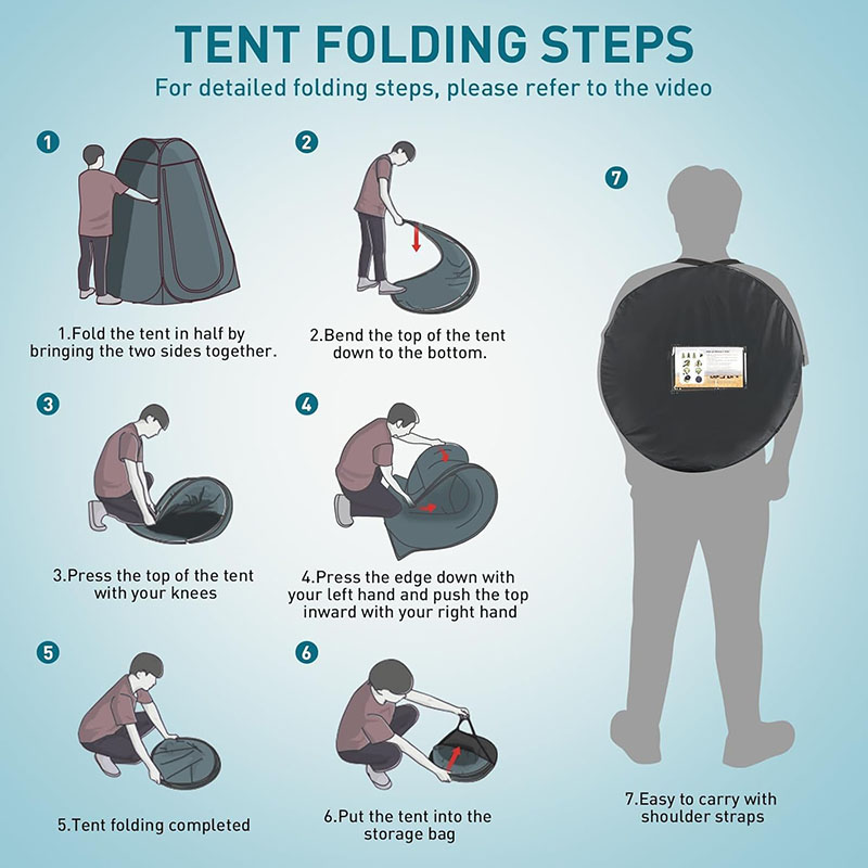 ‌Portable Pop-Up Toilet Tent P - Outdoor Camping Toilet Tent recensie en prijs