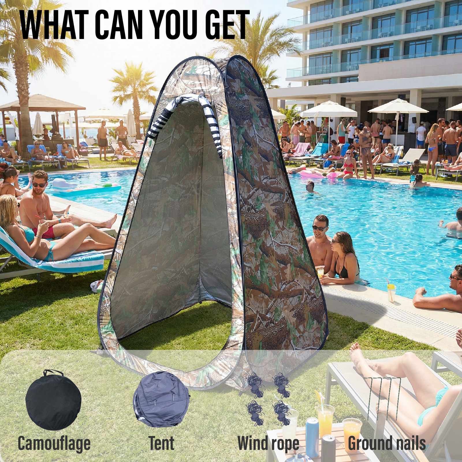 Portable Pop-Up Privacy Tent f - Outdoor Camping Toilet Tent recensie en prijs