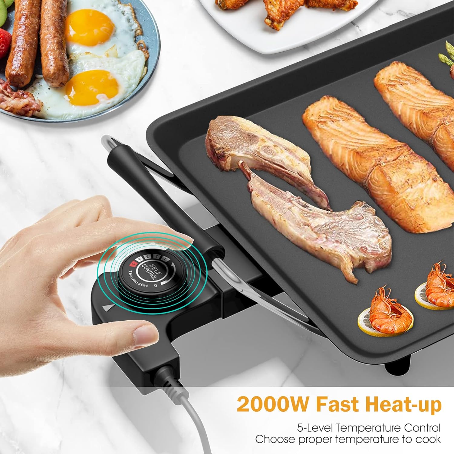 Electric Griddle 35 Inch - 200 - Outdoor Camping Griddle recensie en prijs