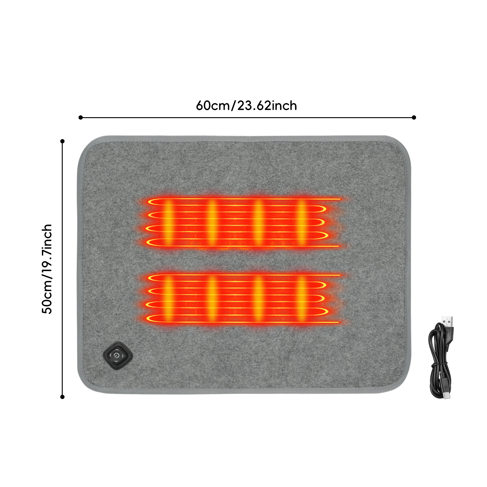 1PC USB MiElectric Heating Pad - Outdoor Camping Zone recensie en prijs