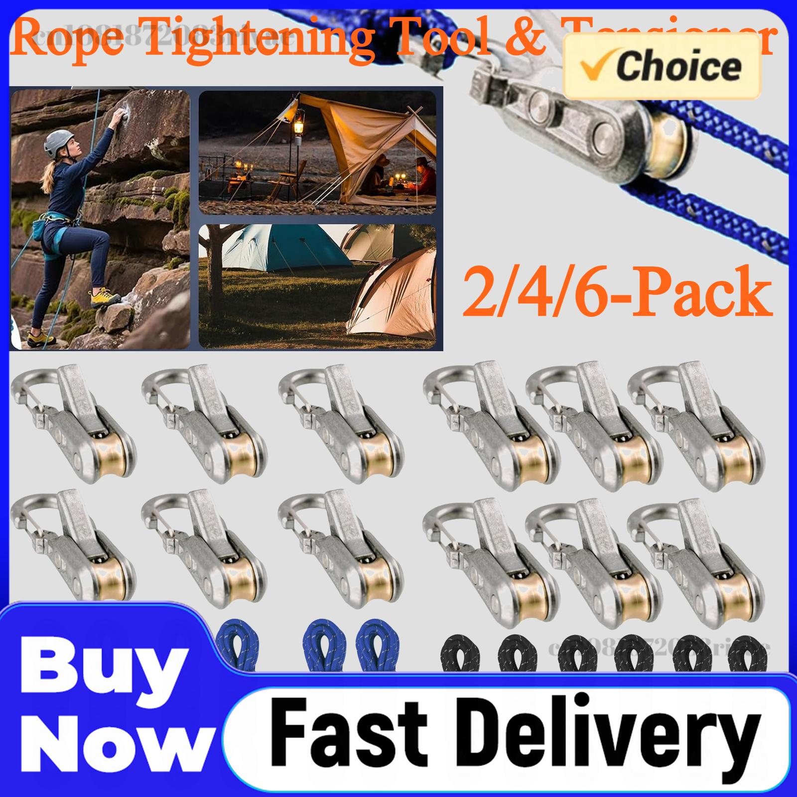 2/4/6-Pack Rope Tightening Too - Outdoor Camping Guy recensie en prijs