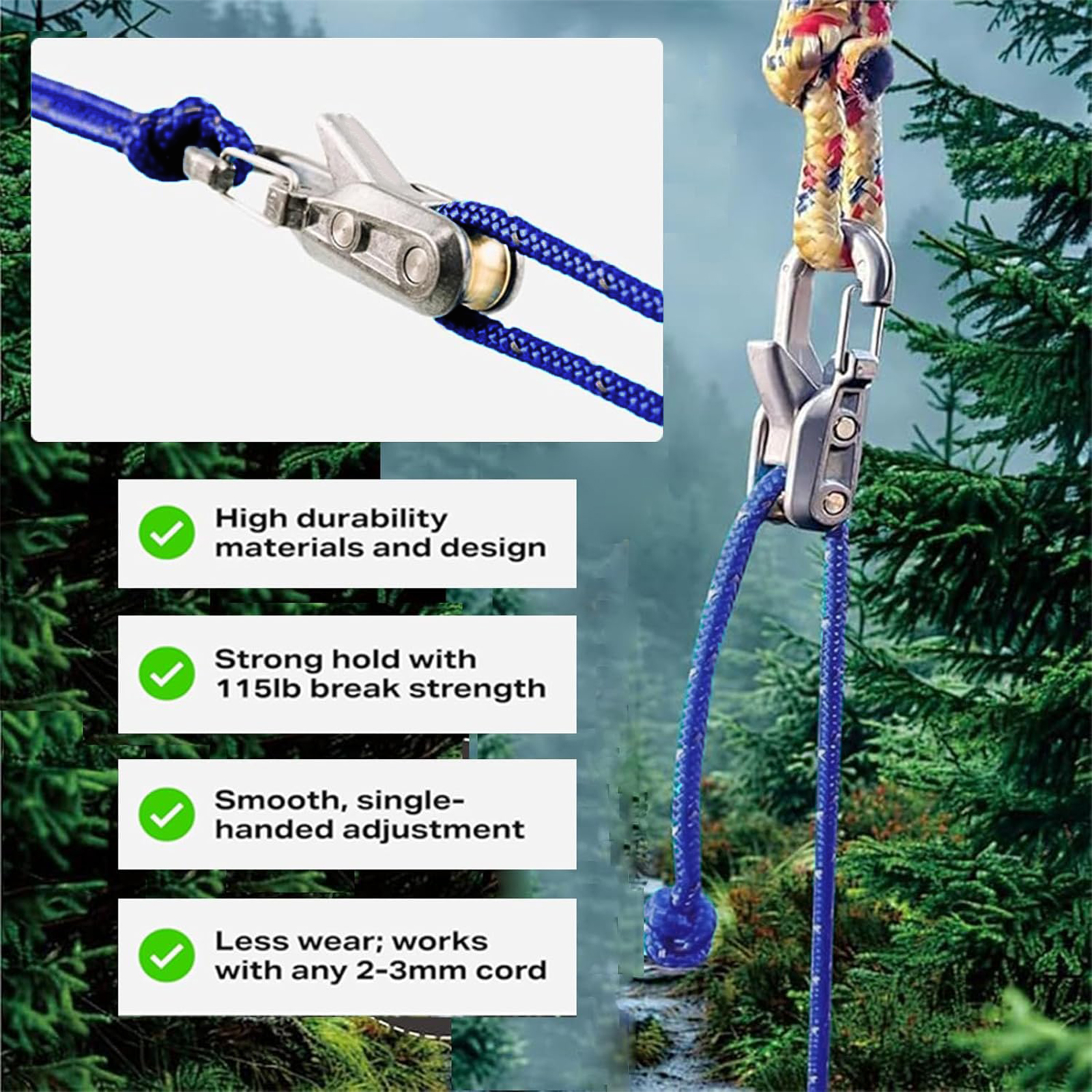 2/4/6-Pack Rope Tightening Too - Outdoor Camping Guy recensie en prijs