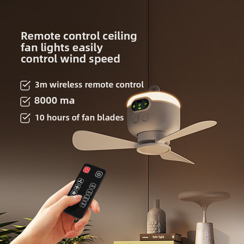 USB Rechargeable Wireless Remo - Outdoor Camping Fan recensie en prijs